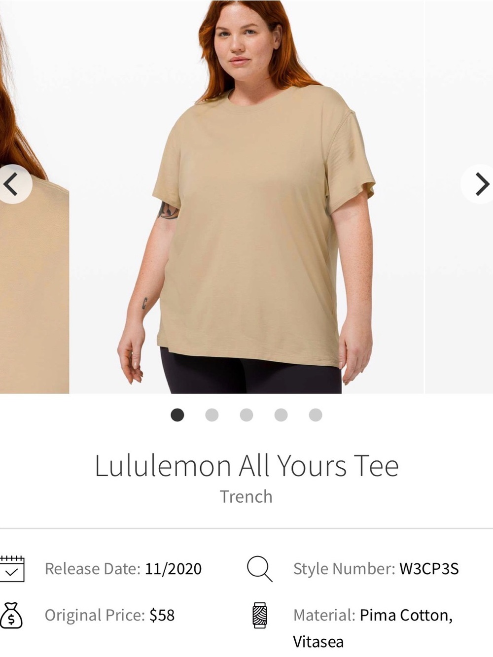 Lululemon All Yours Tee